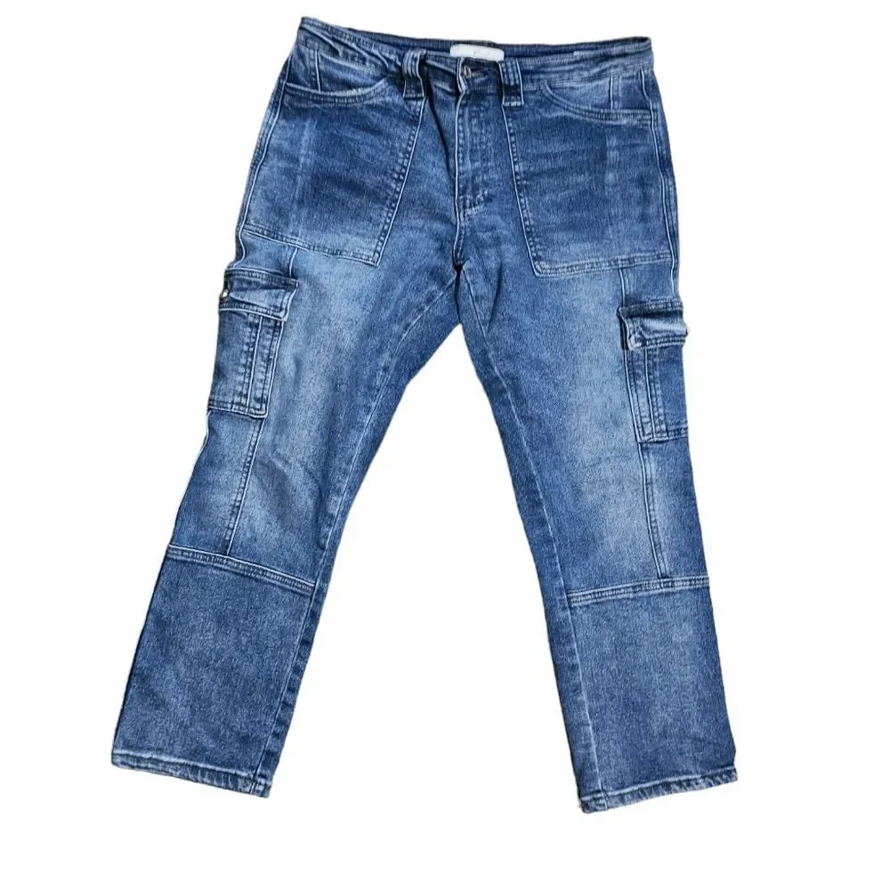 Women's KANCAN Cargo‎ Utility Jeans Size 9/28